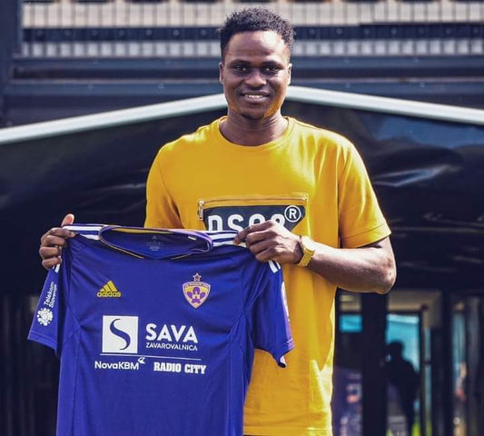 NK Maribor Announce Signing Of Rivers United Winger Ishaq Rafiu