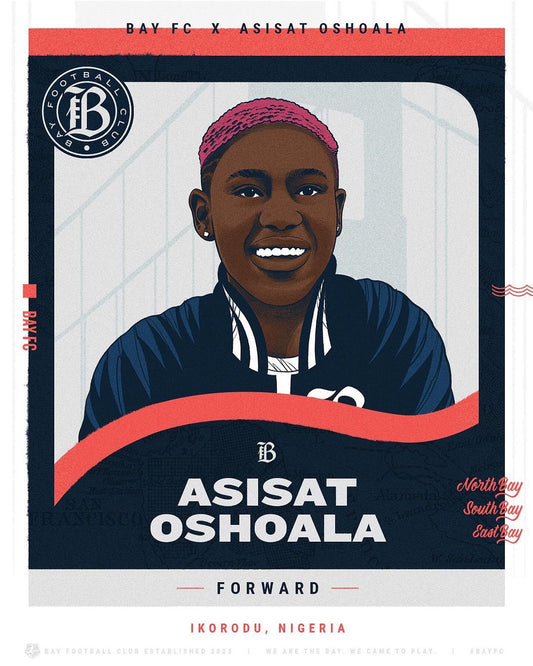Official: Oshoala leaves Barcelona for Bay FC