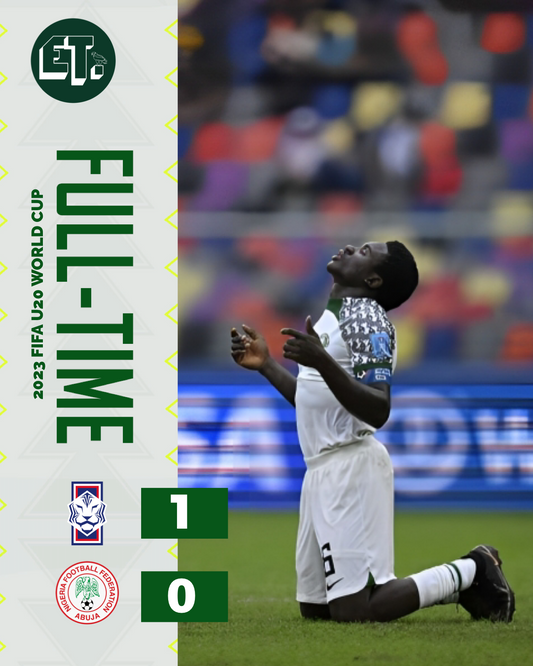 Nigeria's FIFA U20 World Cup journey ends with quarterfinal defeat to South Korea