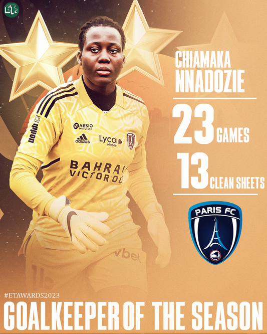 Chiamaka Nnadozie clinches double win as she is named Goalkeeper of the Season