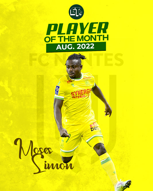 Moses Simon is named ET Player Of The Month