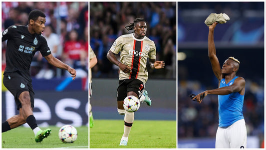 UCL Round-Up: Osimhen on target, Onyedika makes history with Club Brugge