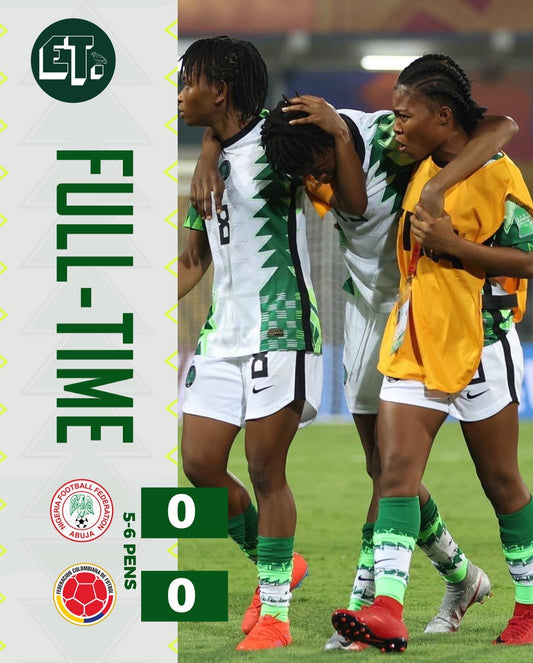 Nigeria fails to make World Cup final as Flamingos lose to Colombia