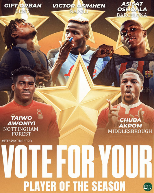 Oshoala battles Osimhen, others for Nigerian Fans' Player of the Season