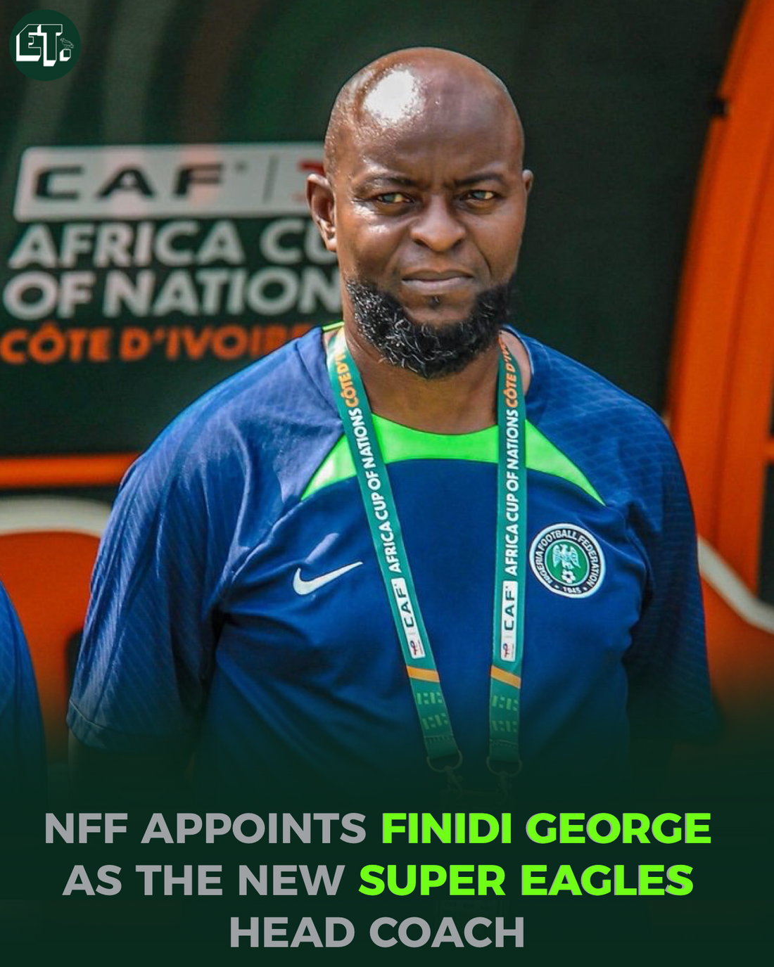 NFF appoints Finidi George as Super Eagles head coach