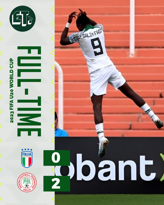 FIFA U20 World Cup: Flying Eagles earn stunning win over Italy