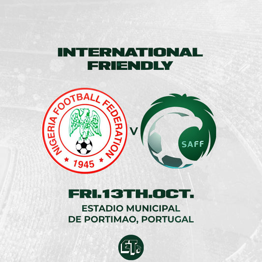Super Eagles to trade tackles with Saudi Arabia's Green Falcons in Portugal