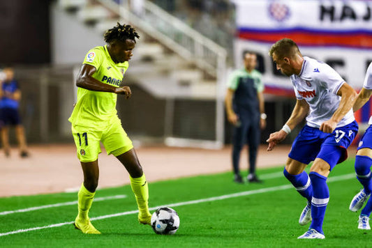 Samuel Chukwueze scores his first goal of the season