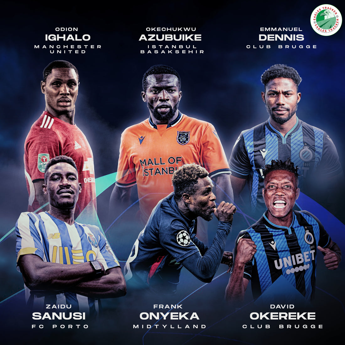 Nigerians in the 2020/2021 UEFA Champions League