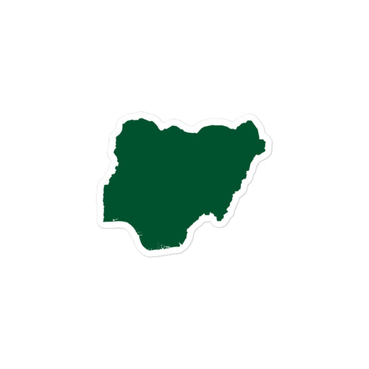 Map of Nigeria Sticker